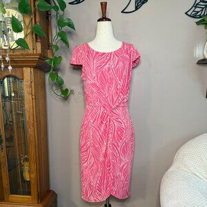 Victoria’s Secret Pink & White Print Sheath Dress – Women's Size Medium
